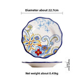 The Artisan Table — Hand-Painted Ceramic Dinner Plate