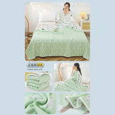 Multi-functional Summer Quilt Thin Breathable Duvet Cool Breathability Cotton Gauze Fabric Towel Blanket Skin-friendly Comforter
