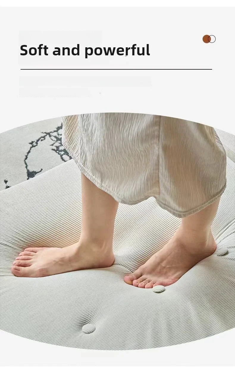 Foldable Nordic Sofa Bed — 1-Person Lazy Sofa for Bedroom & Living Room