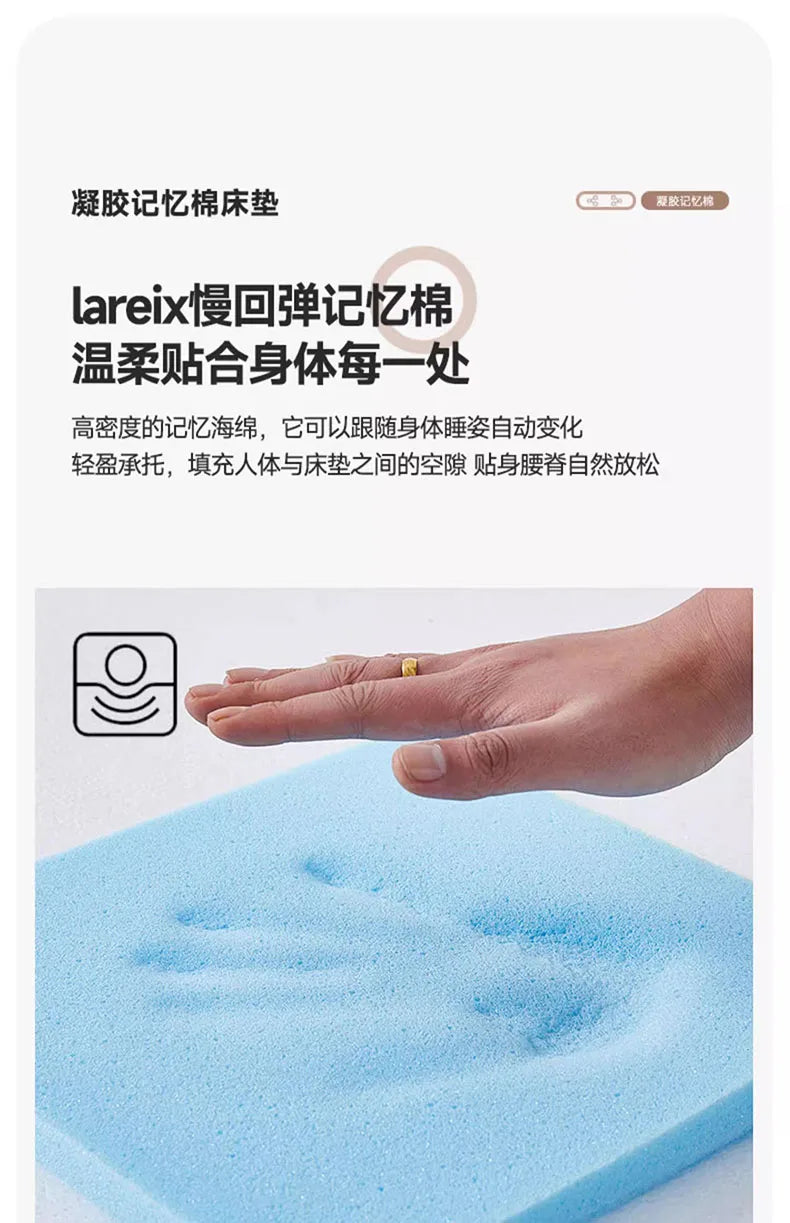 New 0 pressure slow rebound gel memory cotton mattress home high density tatami sponge mat rental