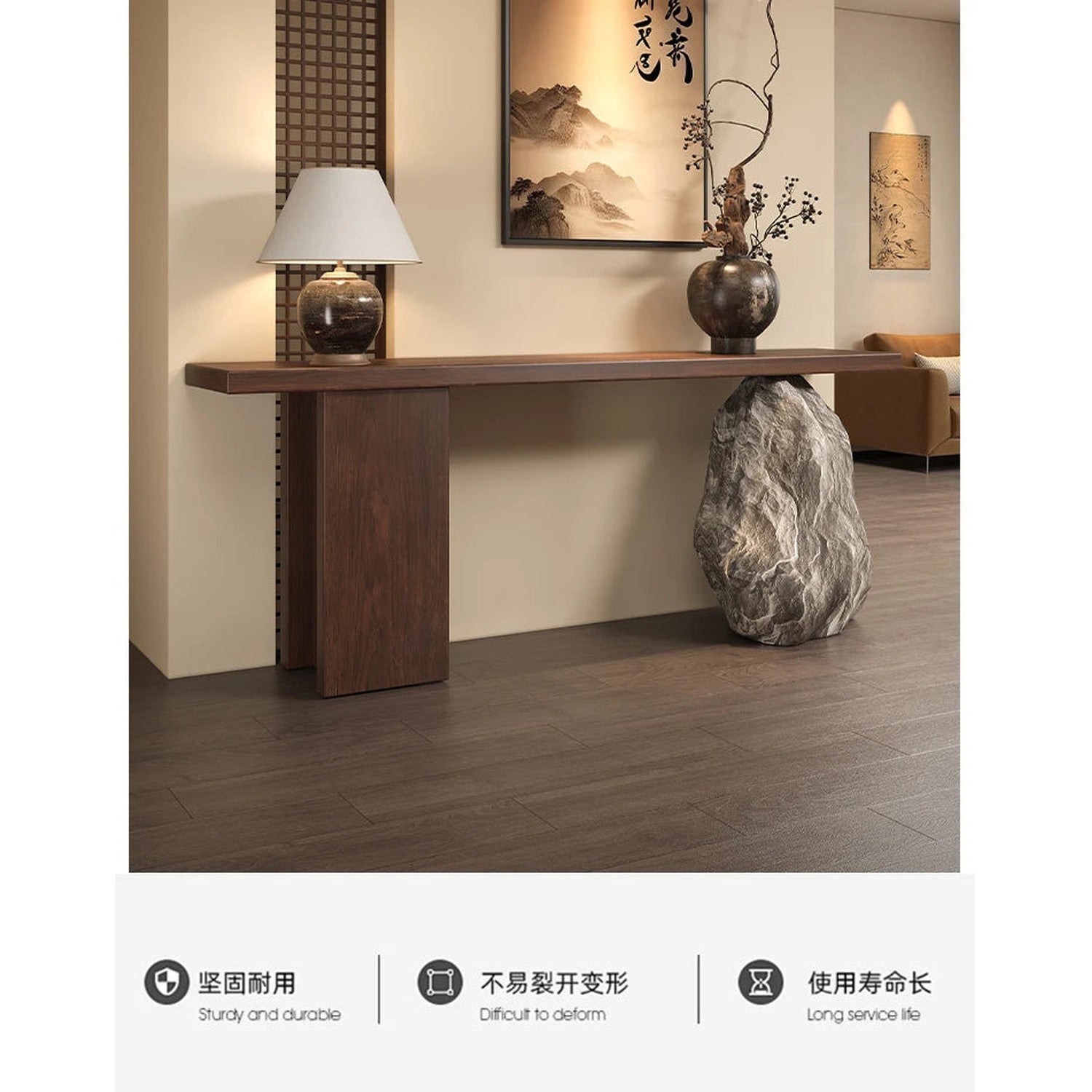 Luxury Minimalist Console Table — Custom Entryway &amp; Living Room