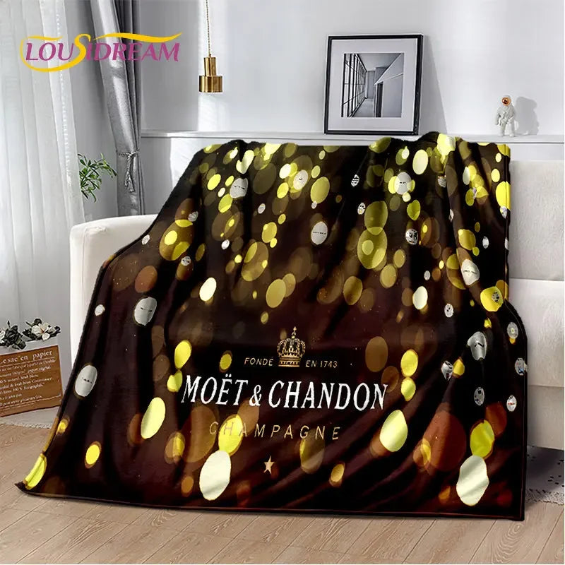 Printed Flannel Throw Blanket