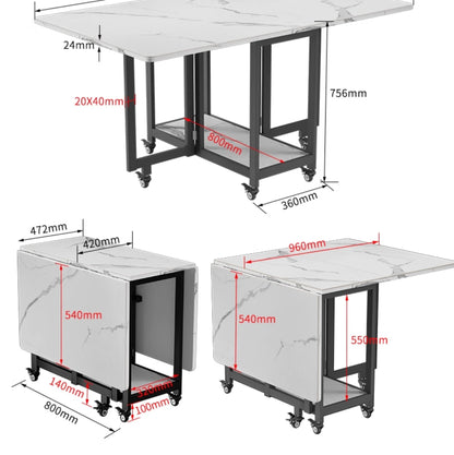 Italian Luxury Foldable Dining Table