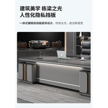 L-Shape Storage Executive Desk