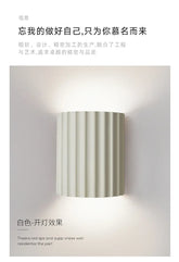 Nordic Macarone Resin LED Wall Lamp — Wall Lights & Sconces