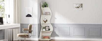 The Corner That Finally Does Something — Tribesigns 5-Tier Wall Corner Bookshelf & Plant Stand