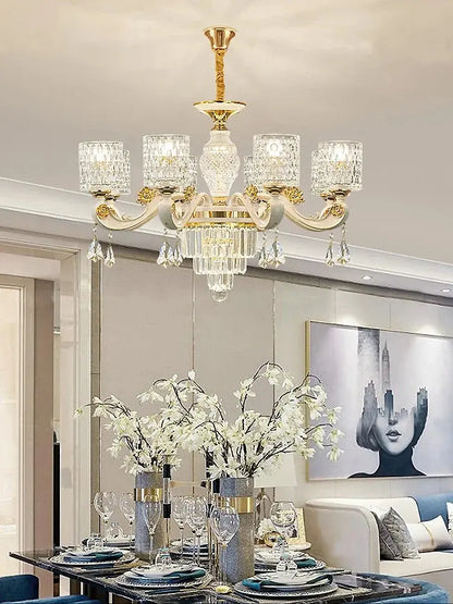 Dressed in Light — Crystal LED Chandelier for Hotel-Worthy Living Rooms &amp; Bedrooms Jonine’s Corner
