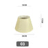Nordic Style Chandelier Lamp Shade Linen Cloth — Product