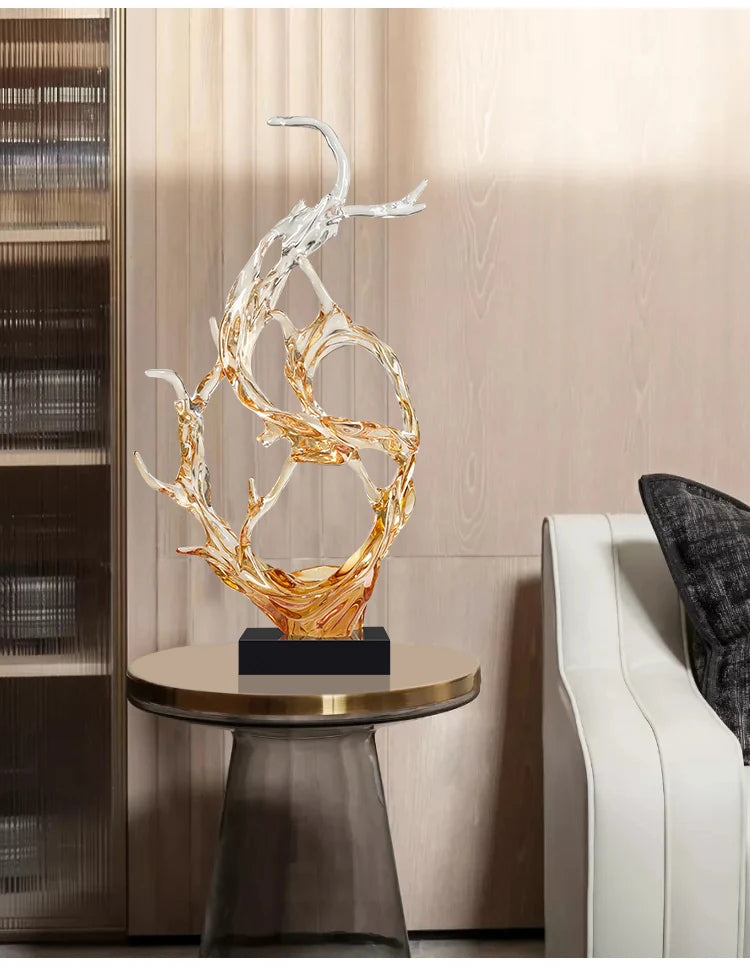 Quiet Luxury in Resin — Lumière Light Luxury Art Sculpture for the Modern Interior