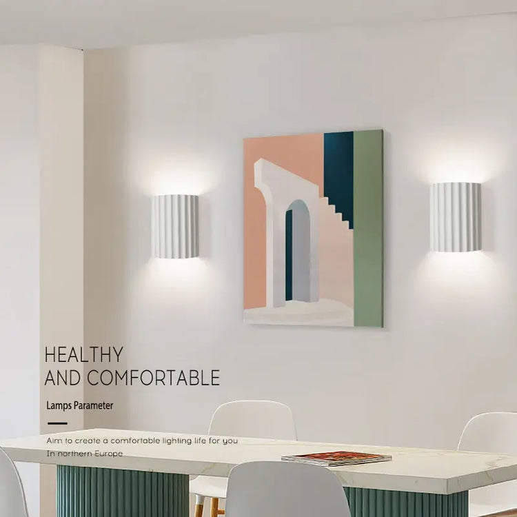 Nordic Macarone Resin LED Wall Lamp — Wall Lights & Sconces