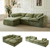 The Cloud Sofa — 109" Oversized L-Shaped Chenille 