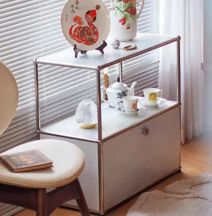 Dual Cabinet Storage Organizer — Modern Chest of Drawers for Bedroom & Living Room