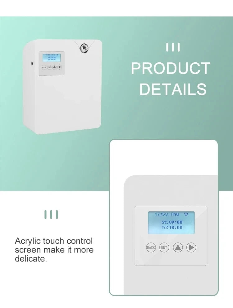 Scent on Your Schedule — WiFi Essential Oil Diffuser with Timer (300ml)