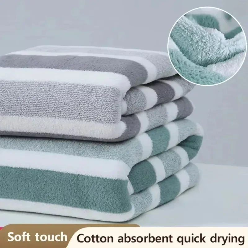 Share the Softness — Large Absorbent Bath Towels for Two