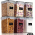 6-Piece Airtight Food Storage Container Set with Labels Jonine’s Corner