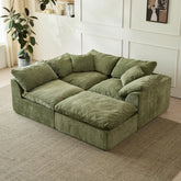 The Cloud Sofa — 109" Oversized L-Shaped Chenille 