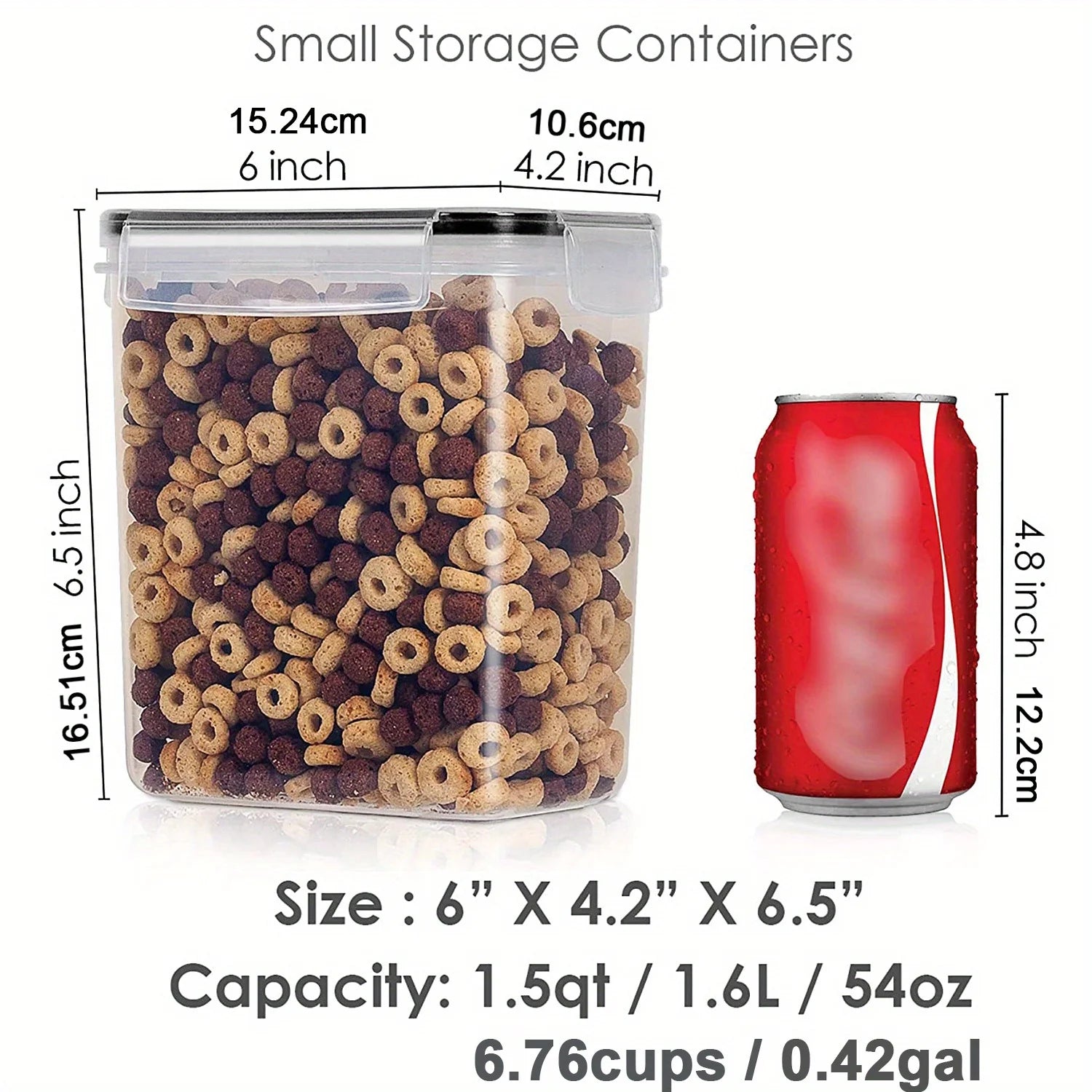 6-Piece Airtight Food Storage Container Set with Labels Jonine’s Corner