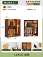 Modern Glass Wardrobe — L-Shaped Corner Closet with Luxury Storage