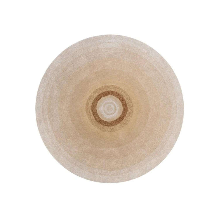 Round Gradient Area Rug — Machine Washable Non-Slip Floor Mat for Living Room & Bedroom