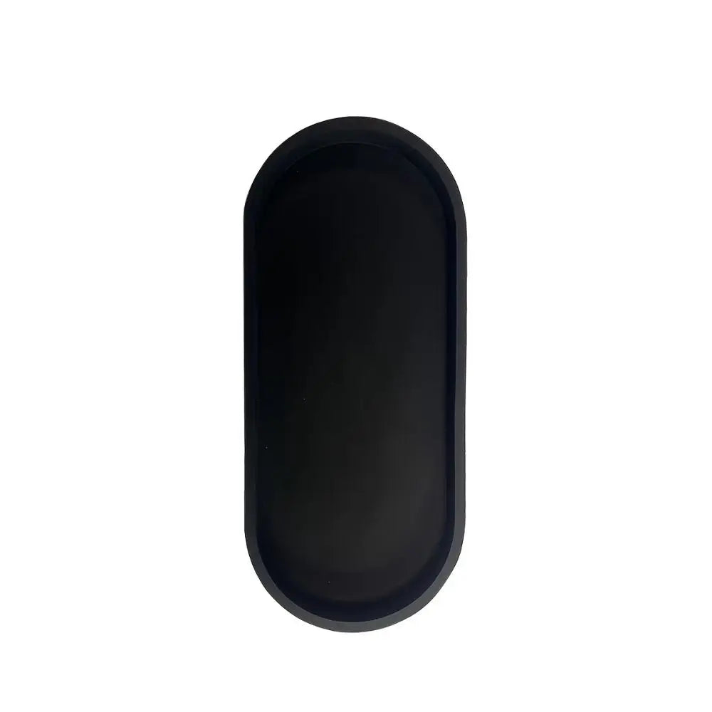 The Marble Tray — Oval Silicone Vanity &amp; Countertop Organizer Tray