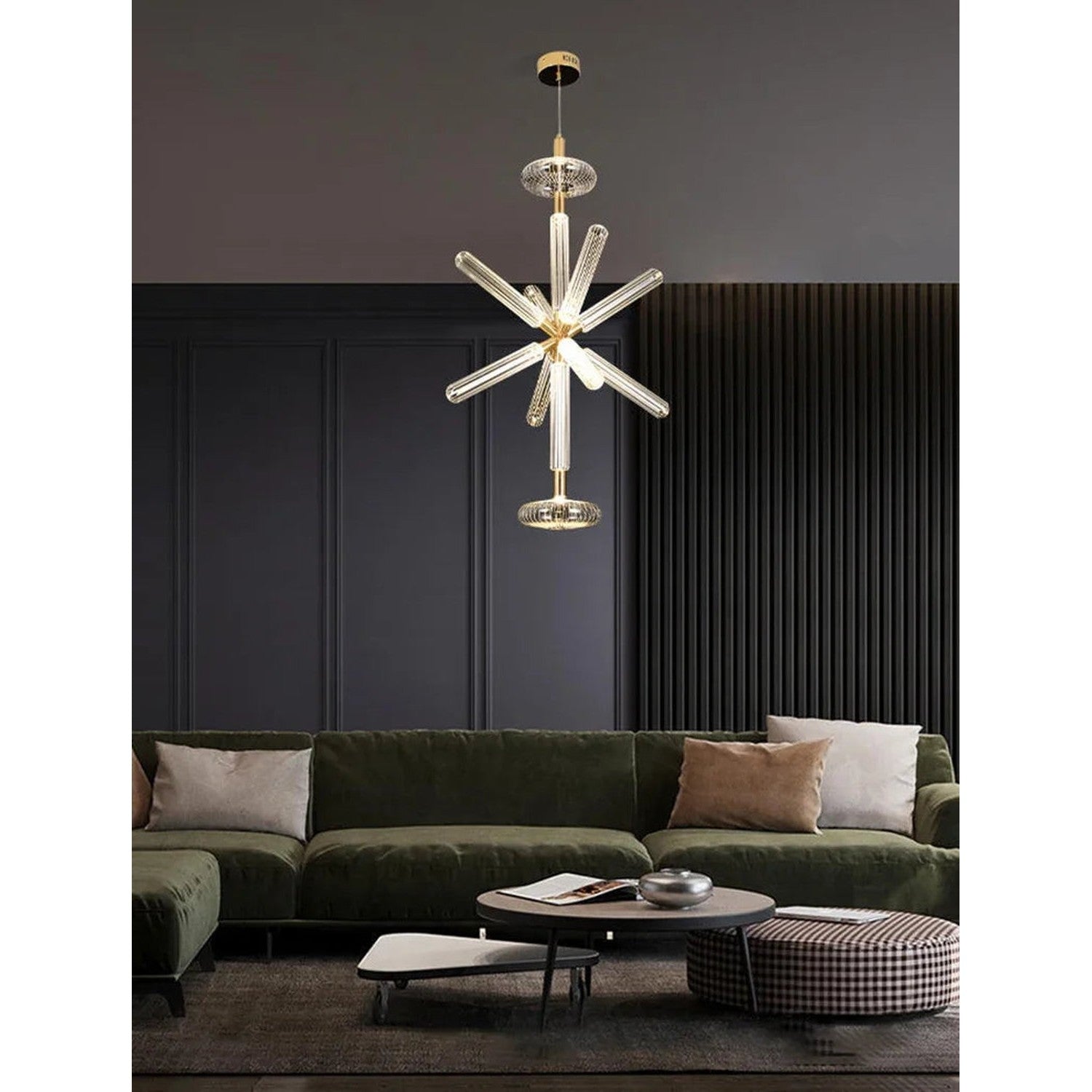Nordic Luxury Art Glass Chandelier — High-End Pendant Lamp Home Décor