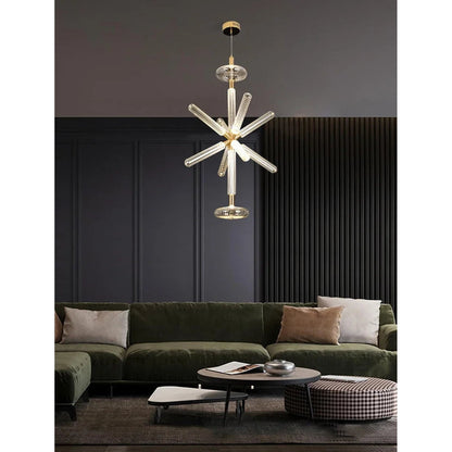 Nordic Luxury Art Glass Chandelier — High-End Pendant Lamp Home Décor