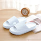 EVA Thick Sole 4cm Bathroom Slippers Cloud-Like Comfort Home Use Couple Height Increasing Indoor Solid Color Summer Sandals