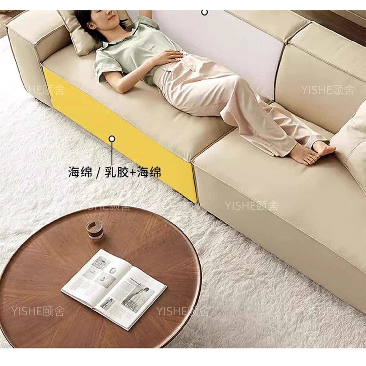 Aesthetic Space-Saving Luxury Sofa — Unique Designer Living Room Seating