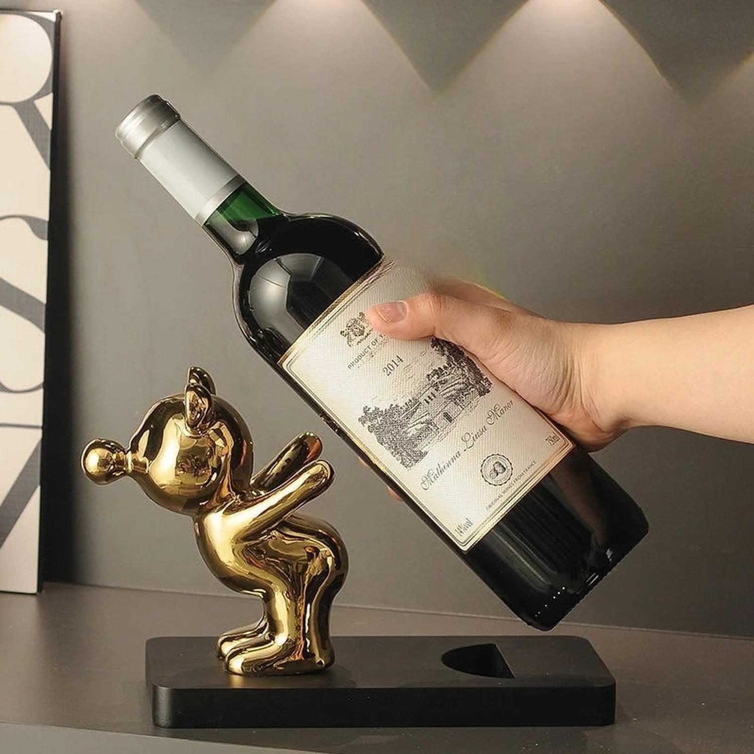 Ceramic Wine Rack &amp; Cabinet Accent Decor