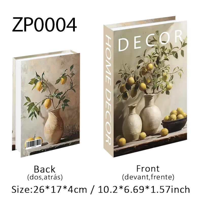 Decorative Book Box Set — Nordic Home Accent