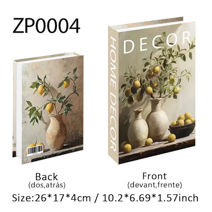 Decorative Book Box Set — Nordic Home Accent