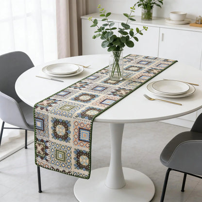 Nordic Cotton Linen Table Runner — Multiple Sizes & Patterns
