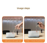 Essential Oil Diffuser,Flame Colorful Water Vapor Fire Humidifier for Aromatherapy Aroma Therapy Machine Room,Flame Diffuser Jonine’s Corner