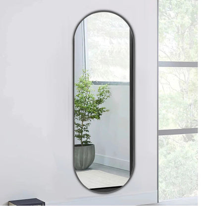 The Mirror That Opens the Room — Oversized Oval Full-Length Mirror