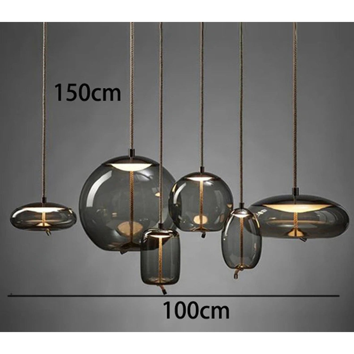 Modern LED Pendant Light — Chandelier for Living &amp; Dining Room