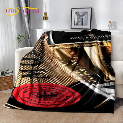 Printed Flannel Throw Blanket