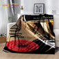 Printed Flannel Throw Blanket