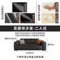 Aesthetic Space-Saving Luxury Sofa — Unique Designer Living Room Seating