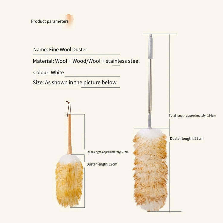 Natural Feather & Wool Duster Jonine’s Corner
