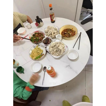Round Foldable Dining Table — 100 &amp; 120cm