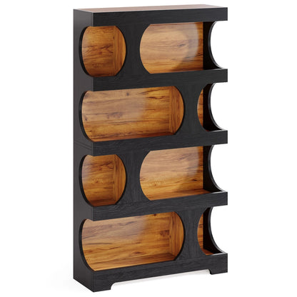 Stories on Display — Tribesigns 71" S-Shaped Bookcase