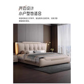 French King Upholstered Bed — Double Lounge Bedroom Frame Jonine’s Corner