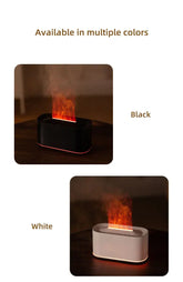 Flicker & Flow — Flame Effect Aromatherapy Diffuser & Humidifier