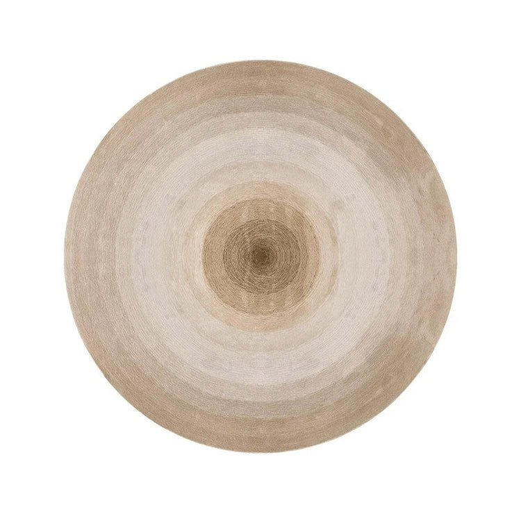 Round Gradient Area Rug — Machine Washable Non-Slip Floor Mat for Living Room & Bedroom