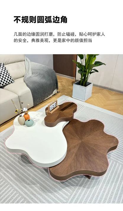 Vintage Ornate Coffee Table — Elegant Artistic Statement Piece for Living Room