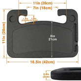 Car steering wheel, small table, car mounted dining plate, car mount, flatbed, car interior dining table, dining table