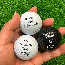 Novelty Golf Gift Set for Men — Balls, Tees & Ball Marker
