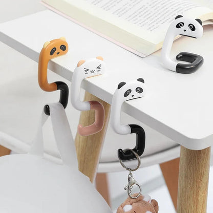 Hang It, Hide It — No-Drill Desk Side Hanging Organizer with Bag Hook