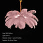 Soft Power — Nordic Ostrich Feather Chandelier for Bedroom & Living Room