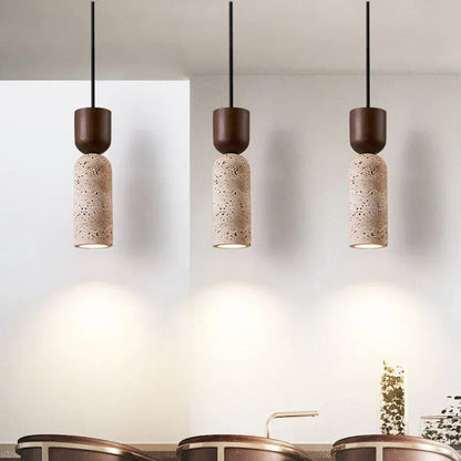 Stone Cord Pendant Light
